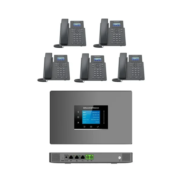عرض سنترال UCM6300A مع 5 تليفون سلكي